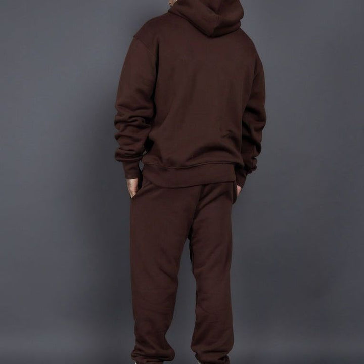 Herrens Bekväma Hoodie och Joggingbyxor Set Mirla-Eva Jonsson