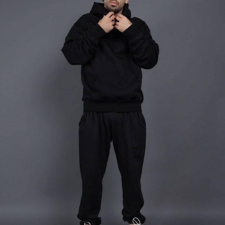 Herrens Bekväma Hoodie och Joggingbyxor Set Mirla-Eva Jonsson