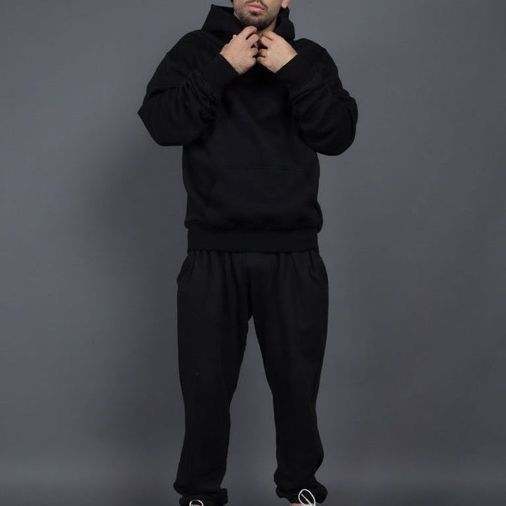 Herrens Bekväma Hoodie och Joggingbyxor Set Mirla-Eva Jonsson