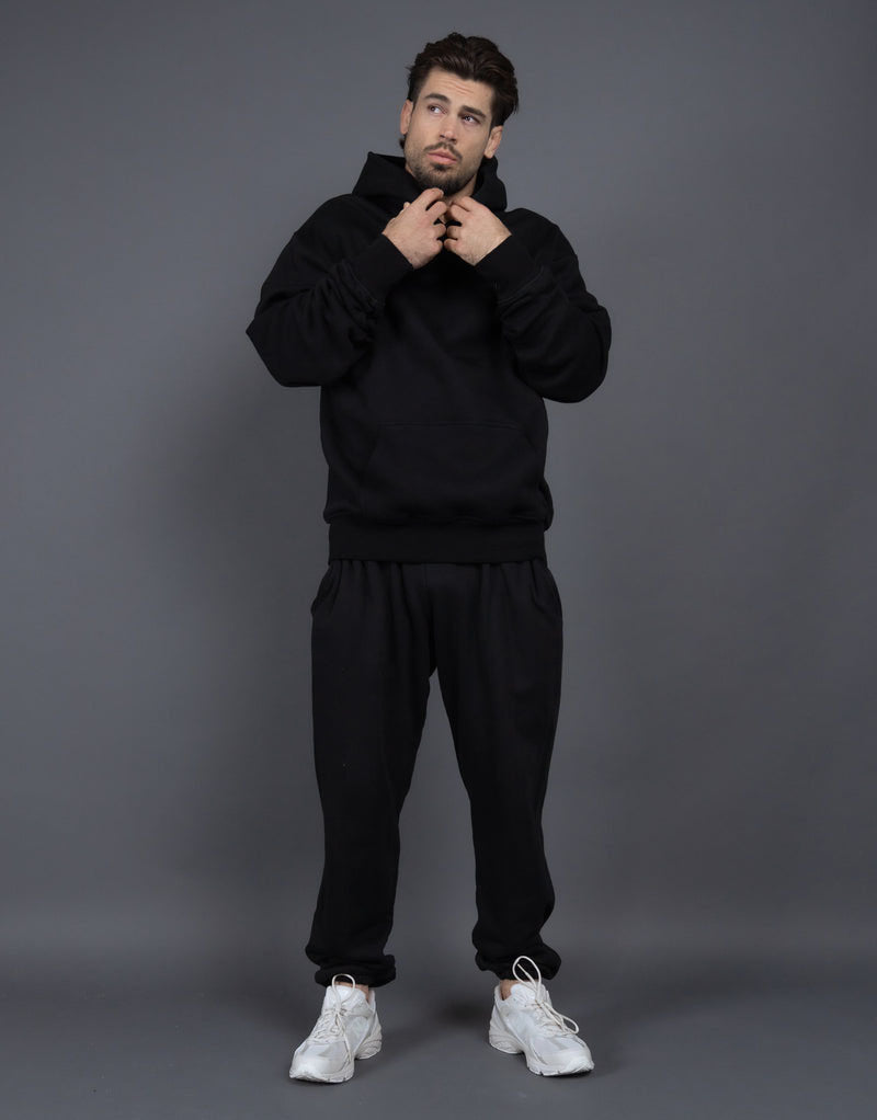 Herrens Bekväma Hoodie och Joggingbyxor Set Mirla-Eva Jonsson