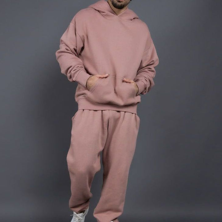 Herrens Bekväma Hoodie och Joggingbyxor Set Mirla-Eva Jonsson