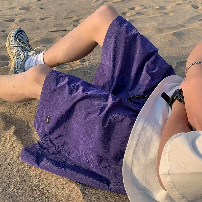 Herrens Bekväma Sommar Shorts med Elastisk Midja och Praktiska Sidofickor Mirla-Eva Jonsson