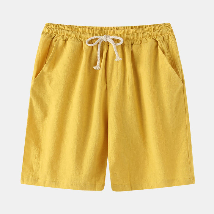 Herrens Bermuda-shorts med elastisk midja och sidofickor Mirla-Eva Jonsson