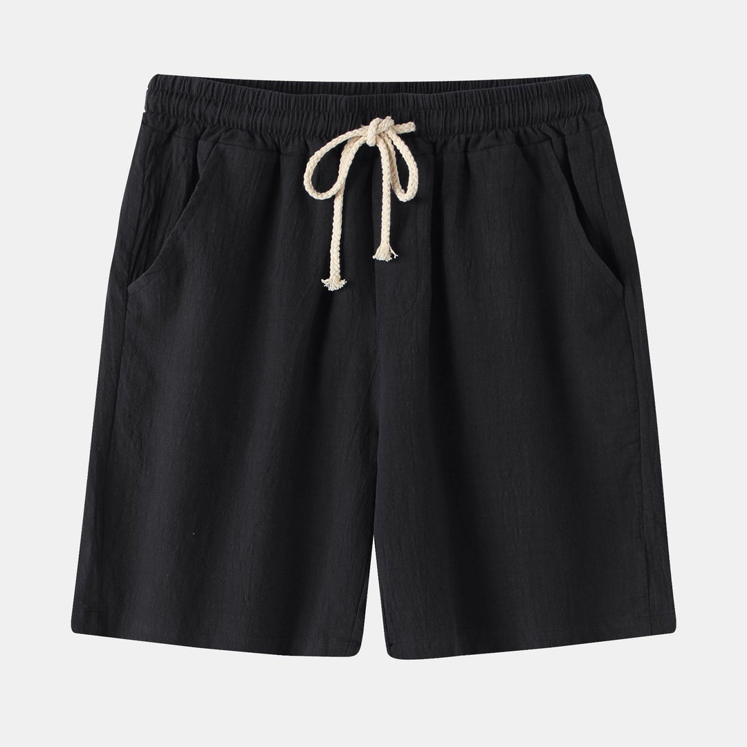 Herrens Bermuda-shorts med elastisk midja och sidofickor Mirla-Eva Jonsson