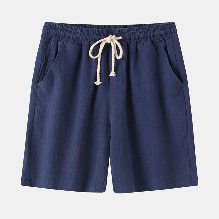 Herrens Bermuda-shorts med elastisk midja och sidofickor Mirla-Eva Jonsson