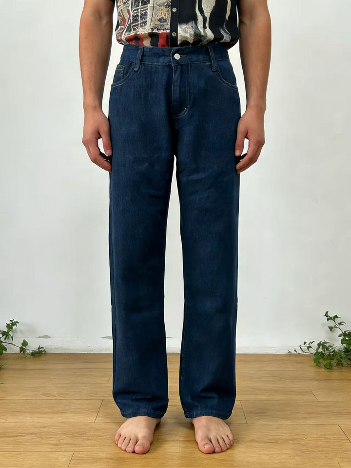 Herrens Cargo Jeans med praktiska fickor och avslappnad skärning Mirla-Eva Jonsson