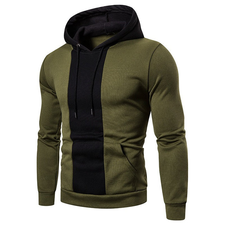 Herrens Hoodie med modern färgblockdesign Mirla-Eva Jonsson