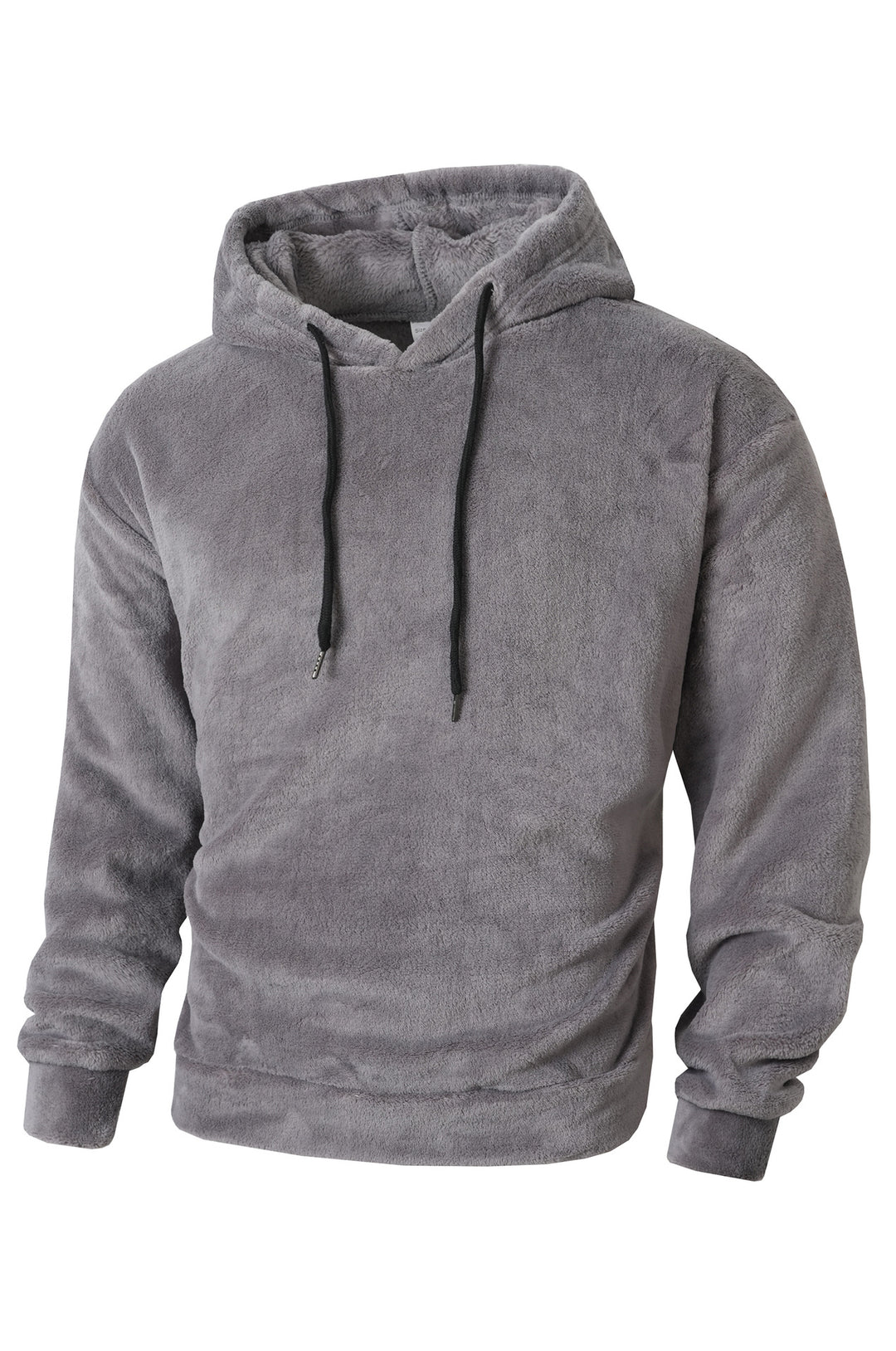 Herrens Krämig Fleece-Hoodie med dragsko Mirla-Eva Jonsson