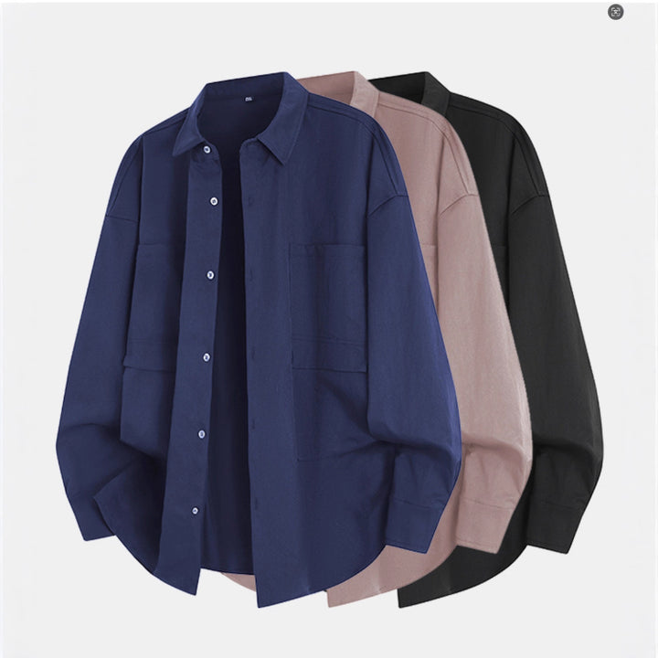 Herrens Lätt Overshirt med praktiska bröstfickor Mirla-Eva Jonsson