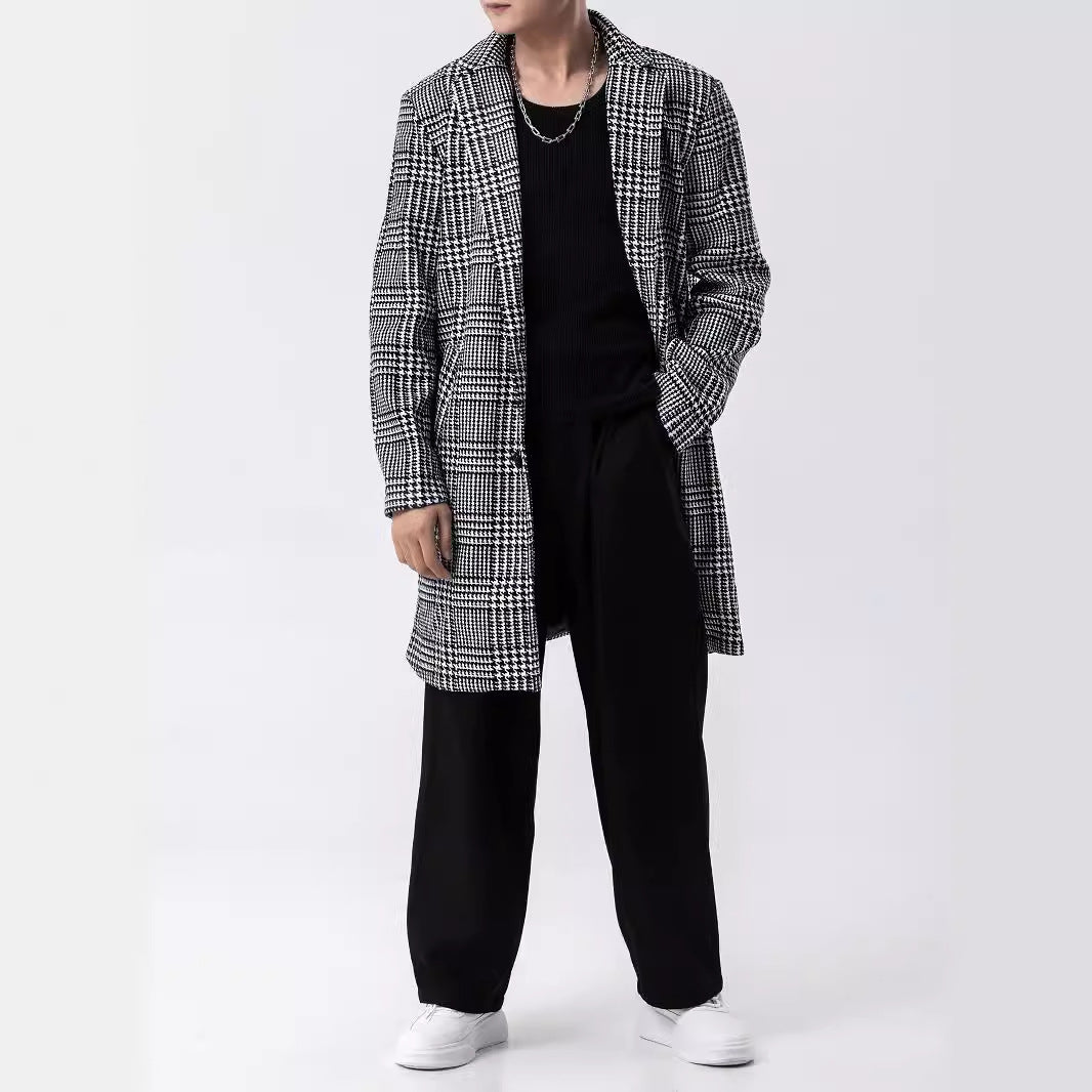 Herrens Lättsamm Karo Kappa med modern skärning Mirla-Eva Jonsson
