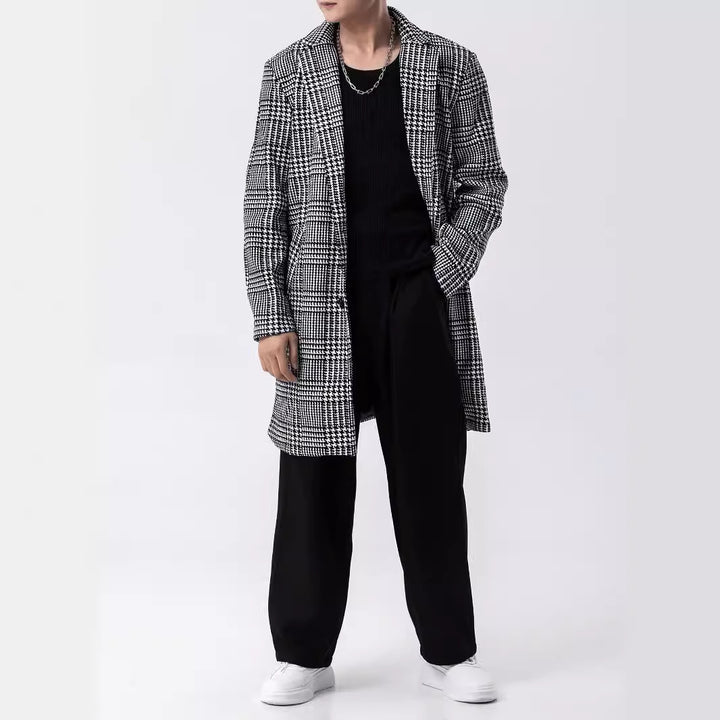 Herrens Lättsamm Karo Kappa med modern skärning Mirla-Eva Jonsson