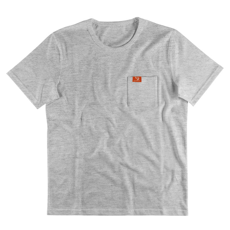 Herrens Premium Rundhals T-shirt med bröstficka Mirla-Eva Jonsson