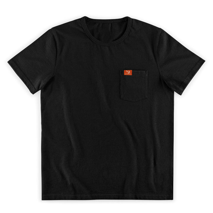 Herrens Premium Rundhals T-shirt med bröstficka Mirla-Eva Jonsson