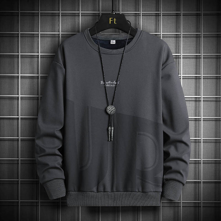 Herrens avslappnad sweatshirt med modernt design Eva Jonsson-Eva Jonsson