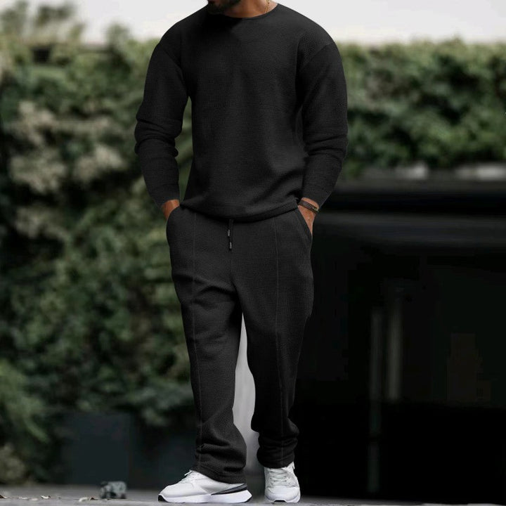 Herrens avslappnad sweatshirt- och joggingset Mirla-Eva Jonsson