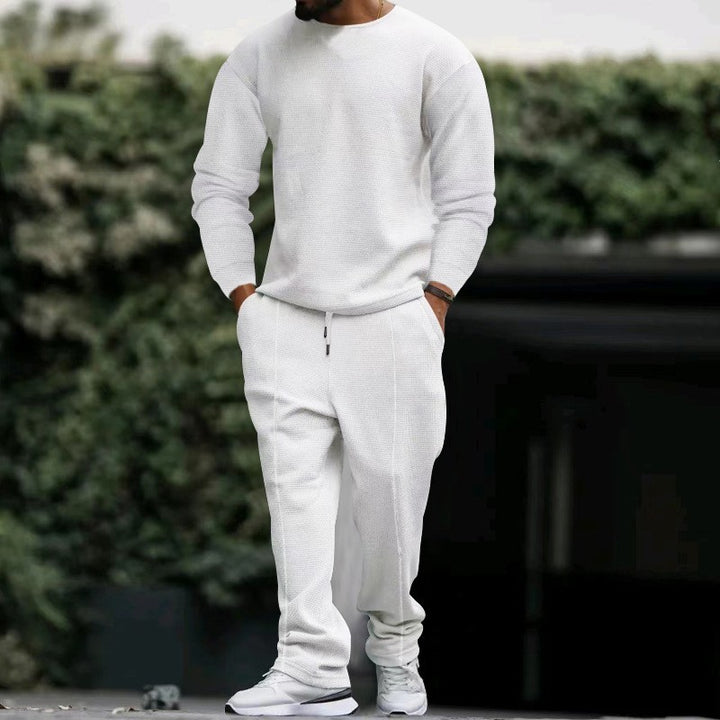 Herrens avslappnad sweatshirt- och joggingset Mirla-Eva Jonsson