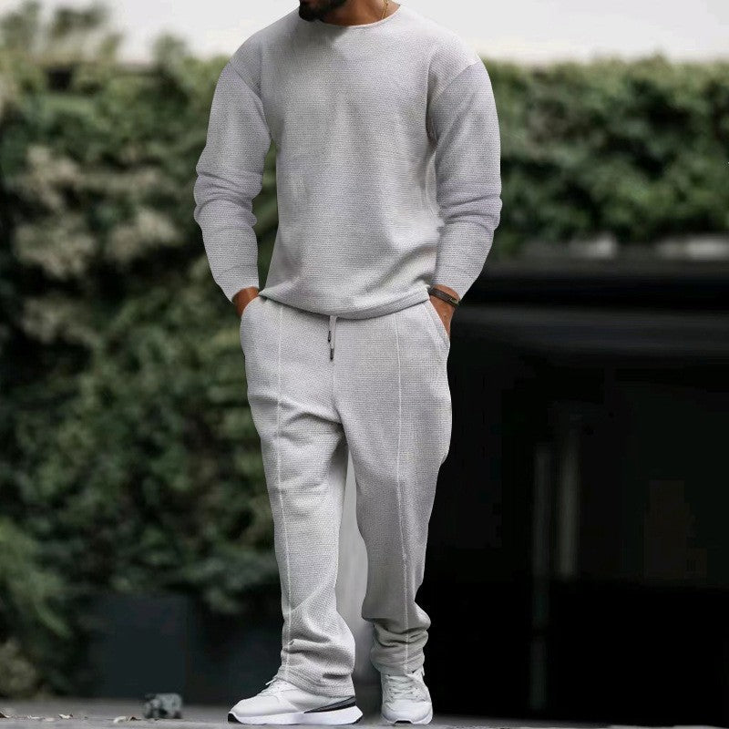 Herrens avslappnad sweatshirt- och joggingset Mirla-Eva Jonsson