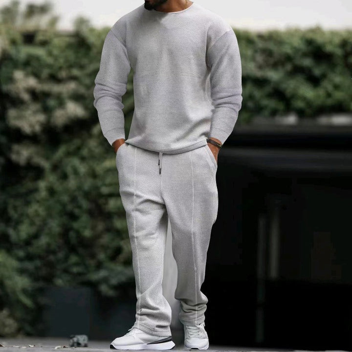 Herrens avslappnad sweatshirt- och joggingset Mirla-Eva Jonsson