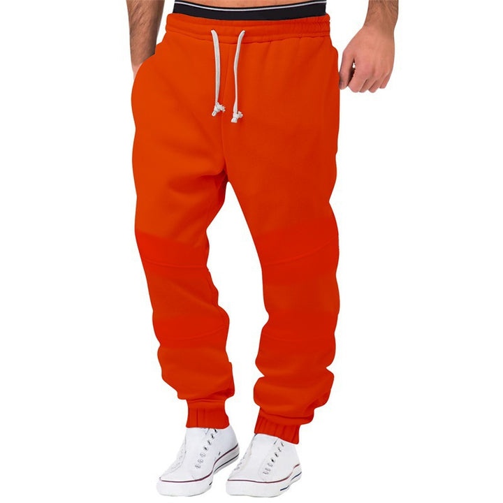Herrens avslappnade joggingsbyxor med elastisk midja och sidofickor Mirla-Eva Jonsson