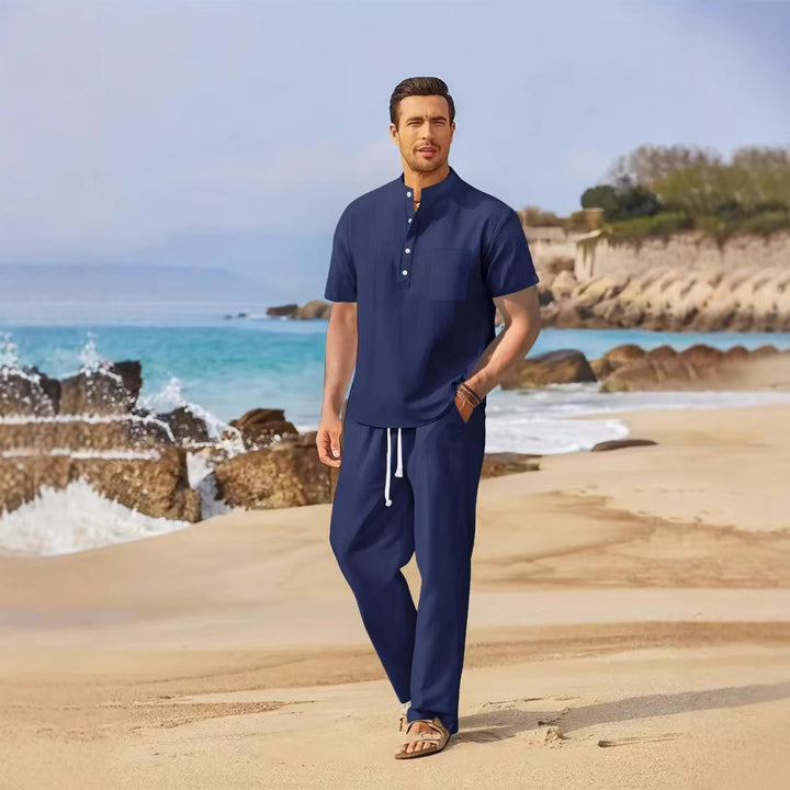 Herrens avslappnade strandoutfit Mirla-Eva Jonsson