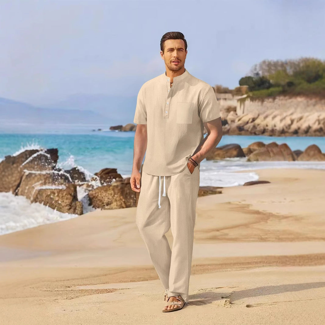 Herrens avslappnade strandoutfit Mirla-Eva Jonsson