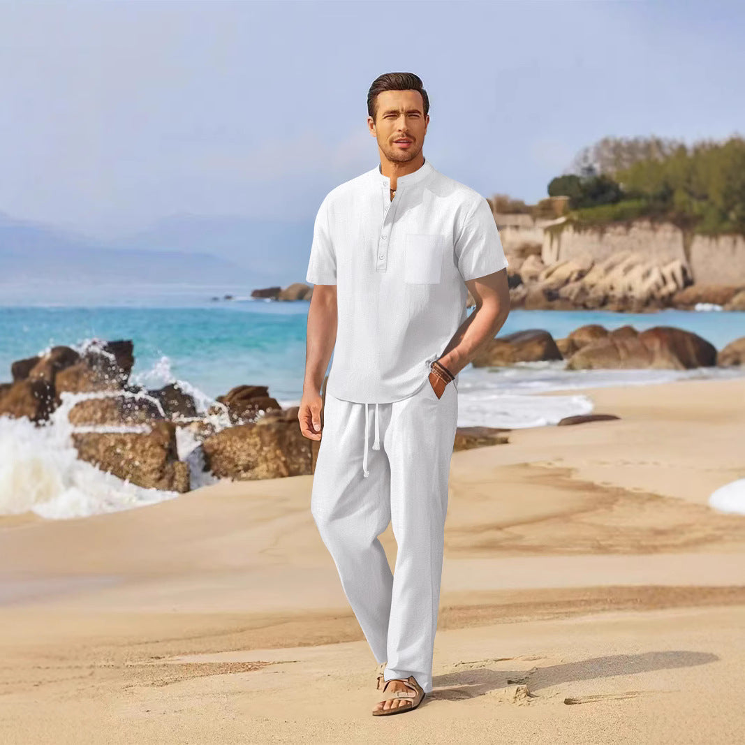 Herrens avslappnade strandoutfit Mirla-Eva Jonsson