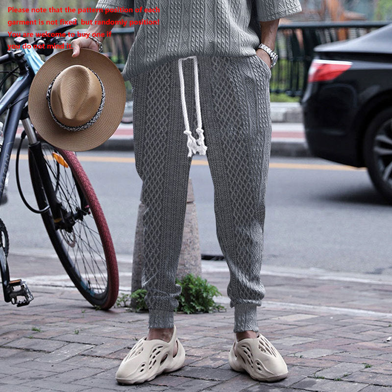 Herrens avslappnade sweatpants med elastisk midja och dragsko Mirla-Eva Jonsson