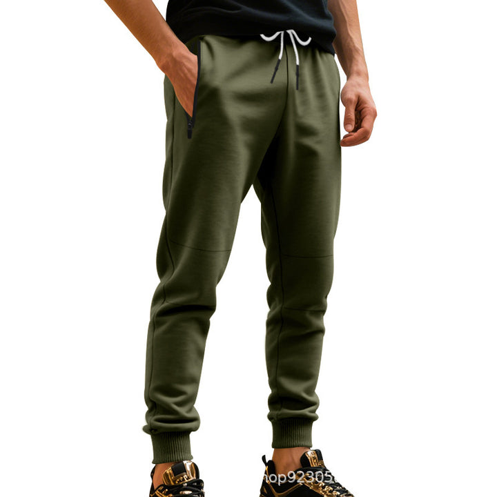 Herrens avslappnade sweatpants med elastisk midja och stängda muddar Mirla-Eva Jonsson
