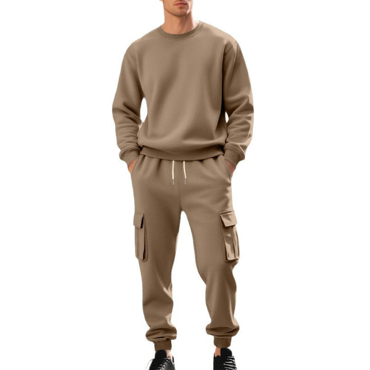 Herrens avslappnade sweatshirt och cargo-byxa set Eva Jonsson-Eva Jonsson