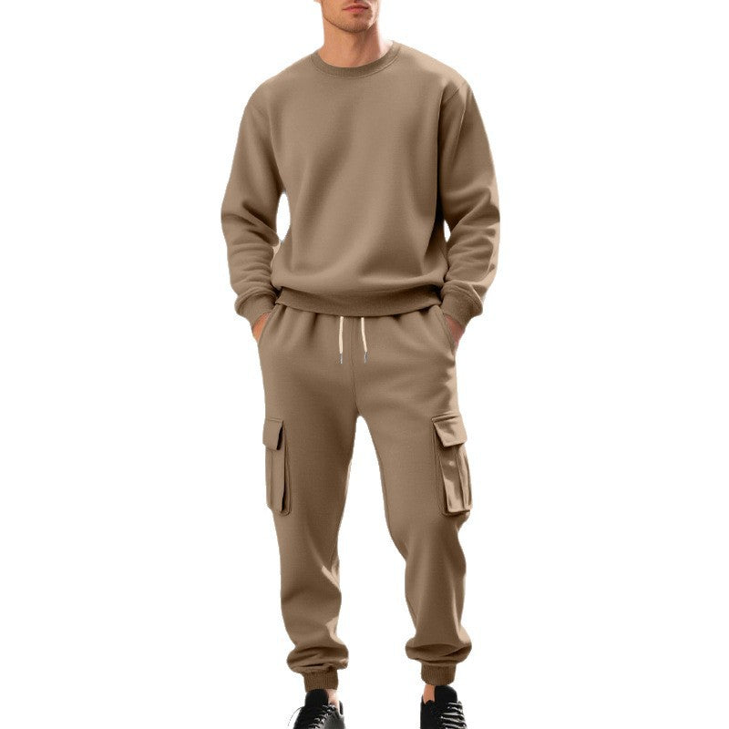 Herrens avslappnade sweatshirt och cargo-byxa set Mirla-Eva Jonsson