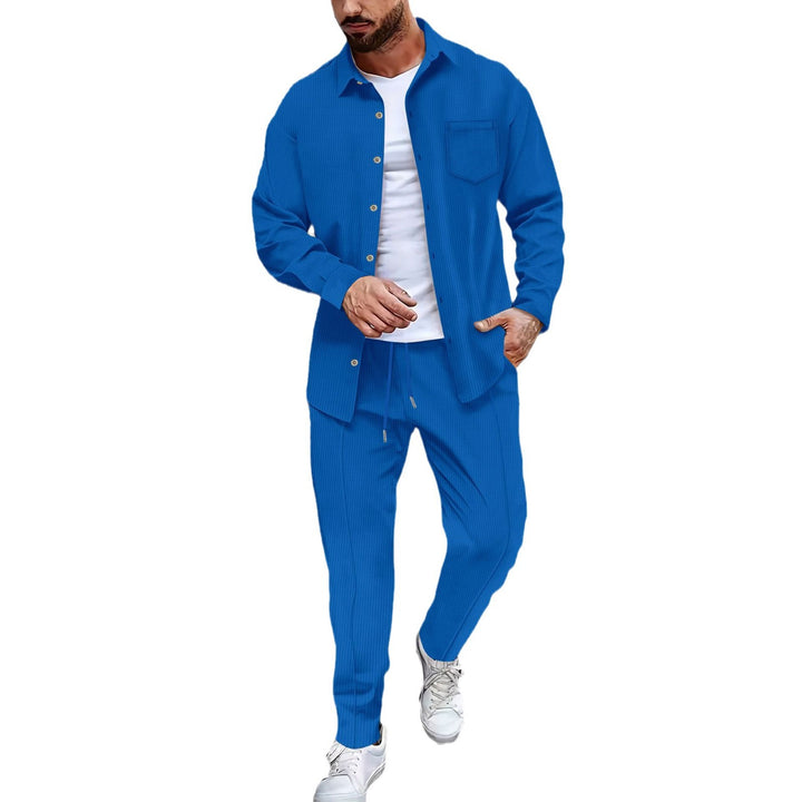 Herrens avslappnade topp med matchande joggingsbyxor Mirla-Eva Jonsson