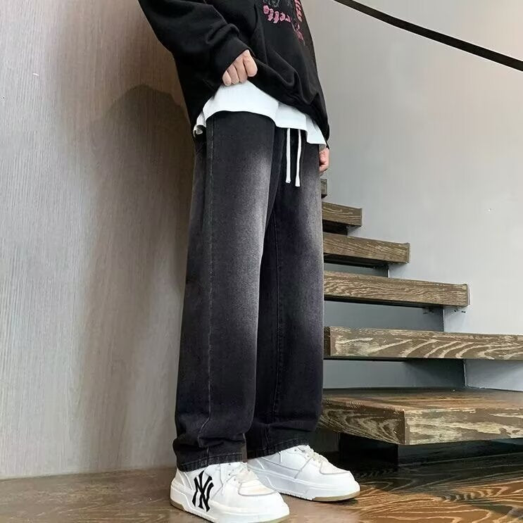 Herrens avslappnade vida denimbyxor med modern passform Eva Jonsson-Eva Jonsson