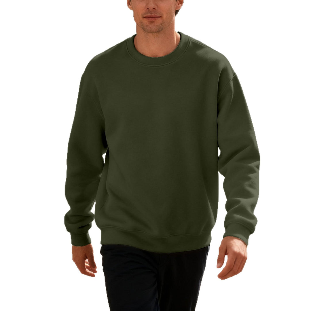 Herrens bekväm sweatshirt med relaxed-fit skärning och elastiska muddar Mirla-Eva Jonsson