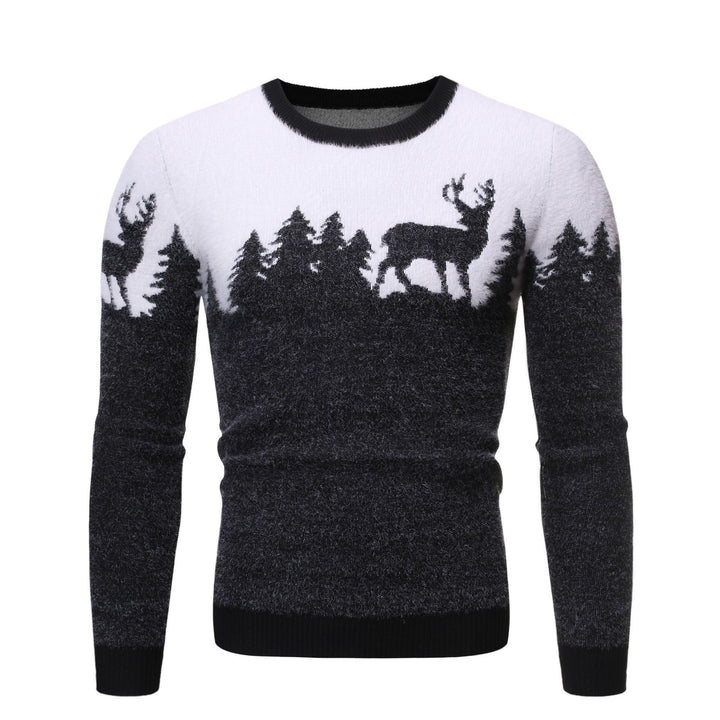 Herrens bekväma tröja med motivtryck Eva Jonsson-Eva Jonsson