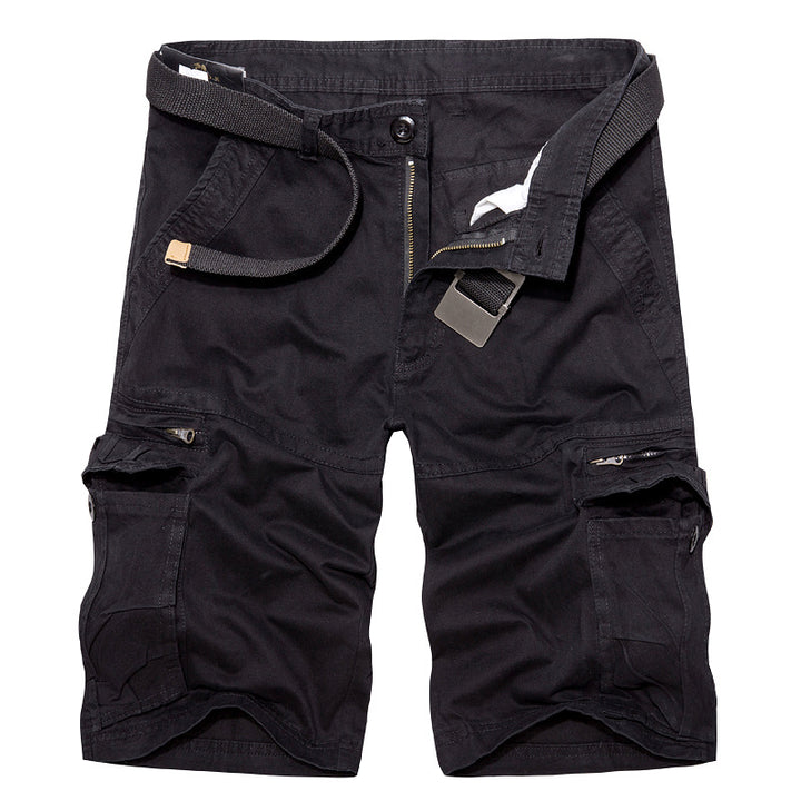 Herrens cargo-shorts med multifunktionella fickor och justerbart bälte Mirla-Eva Jonsson
