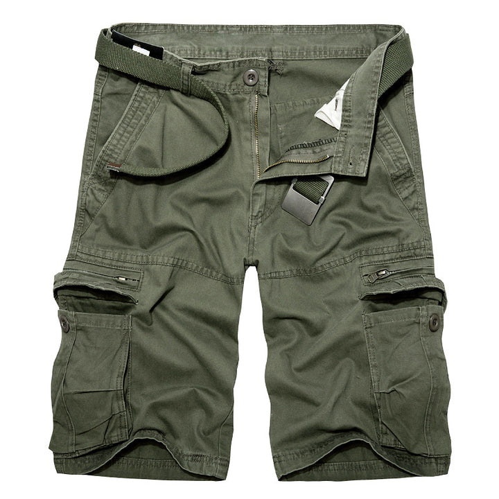 Herrens cargo-shorts med multifunktionella fickor och justerbart bälte Mirla-Eva Jonsson