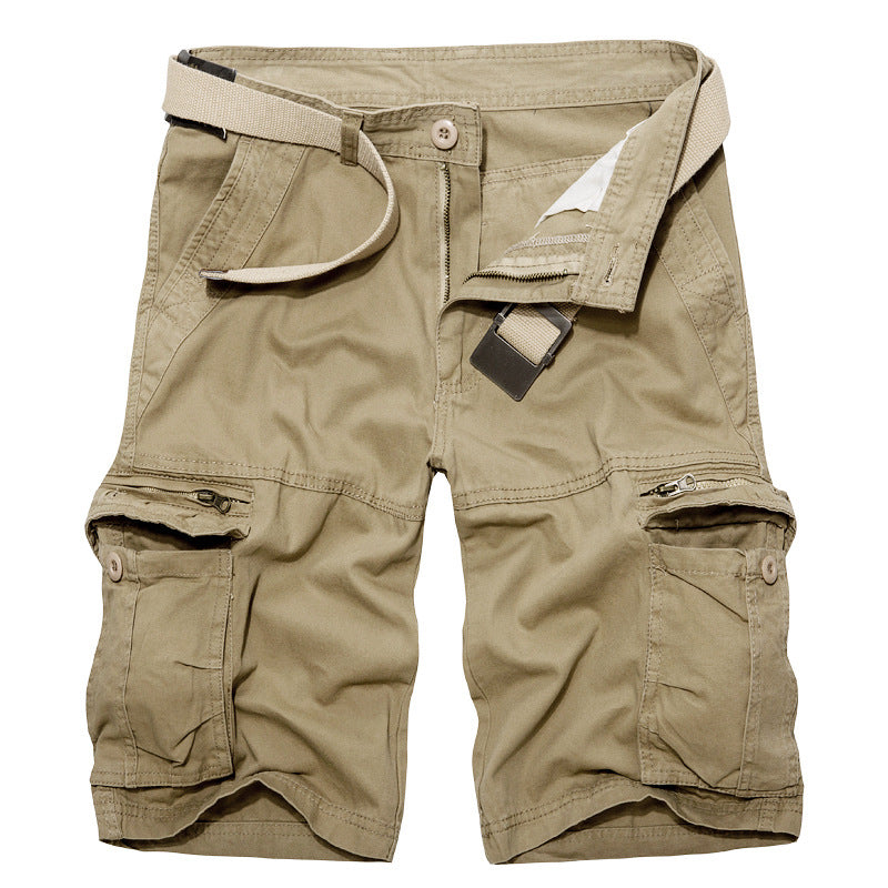 Herrens cargo-shorts med multifunktionella fickor och justerbart bälte Mirla-Eva Jonsson