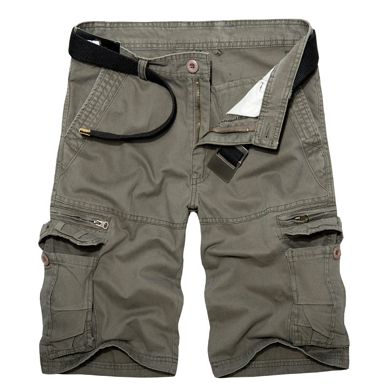 Herrens cargo-shorts med multifunktionella fickor och justerbart bälte Mirla-Eva Jonsson