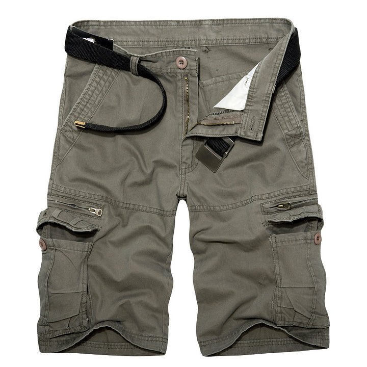 Herrens cargo-shorts med multifunktionella fickor och justerbart bälte Mirla-Eva Jonsson
