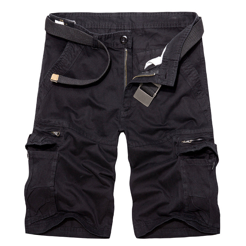 Herrens cargo-shorts med multifunktionella fickor och justerbart bälte Mirla-Eva Jonsson