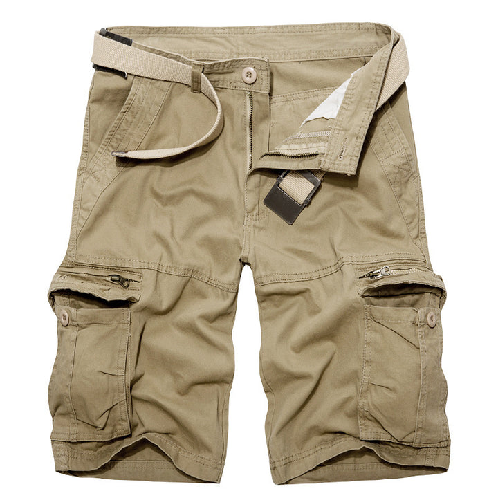 Herrens cargo-shorts med multifunktionella fickor och justerbart bälte Mirla-Eva Jonsson
