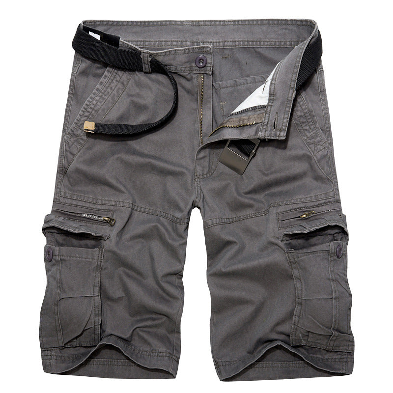 Herrens cargo-shorts med multifunktionella fickor och justerbart bälte Mirla-Eva Jonsson