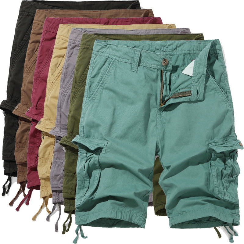 Herrens cargo shorts med praktiska fickor och justerbar dragsko Mirla-Eva Jonsson
