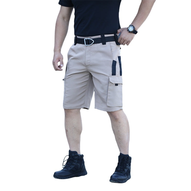 Herrens cargo shorts med praktiska sidofickor och justerbar midja Mirla-Eva Jonsson