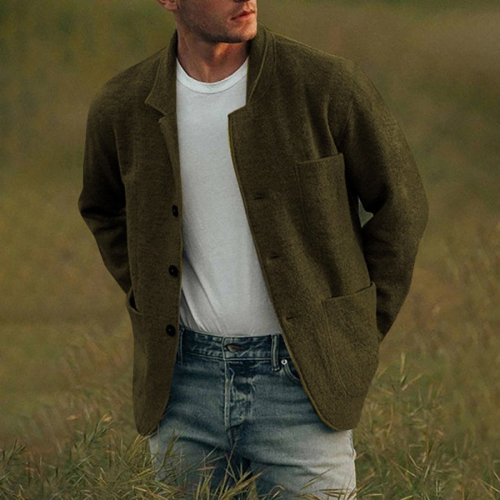 Herrens casual cardigan jacka Mirla-Eva Jonsson