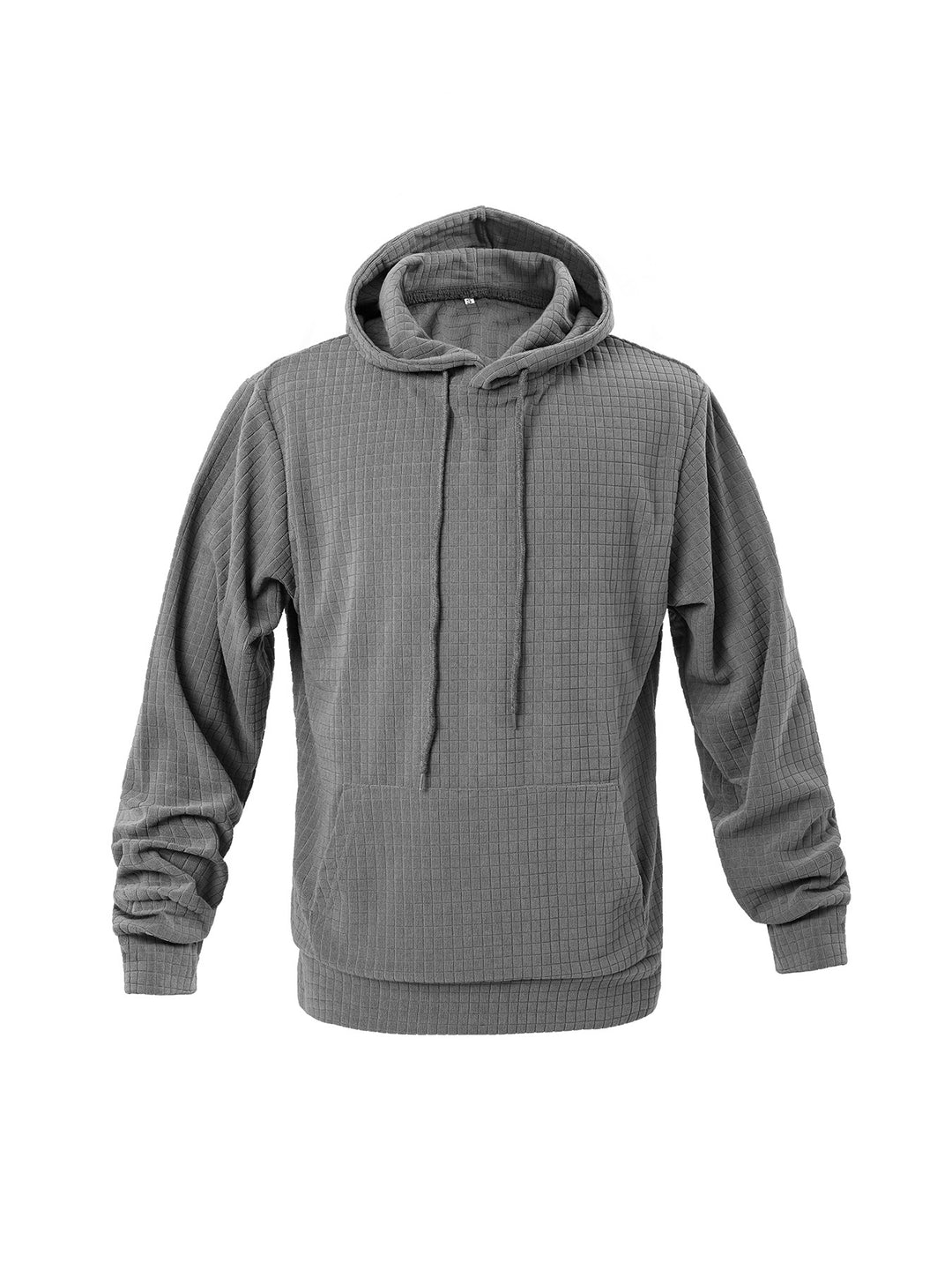 Herrens casual hoodie med fin strukturdesign Mirla-Eva Jonsson