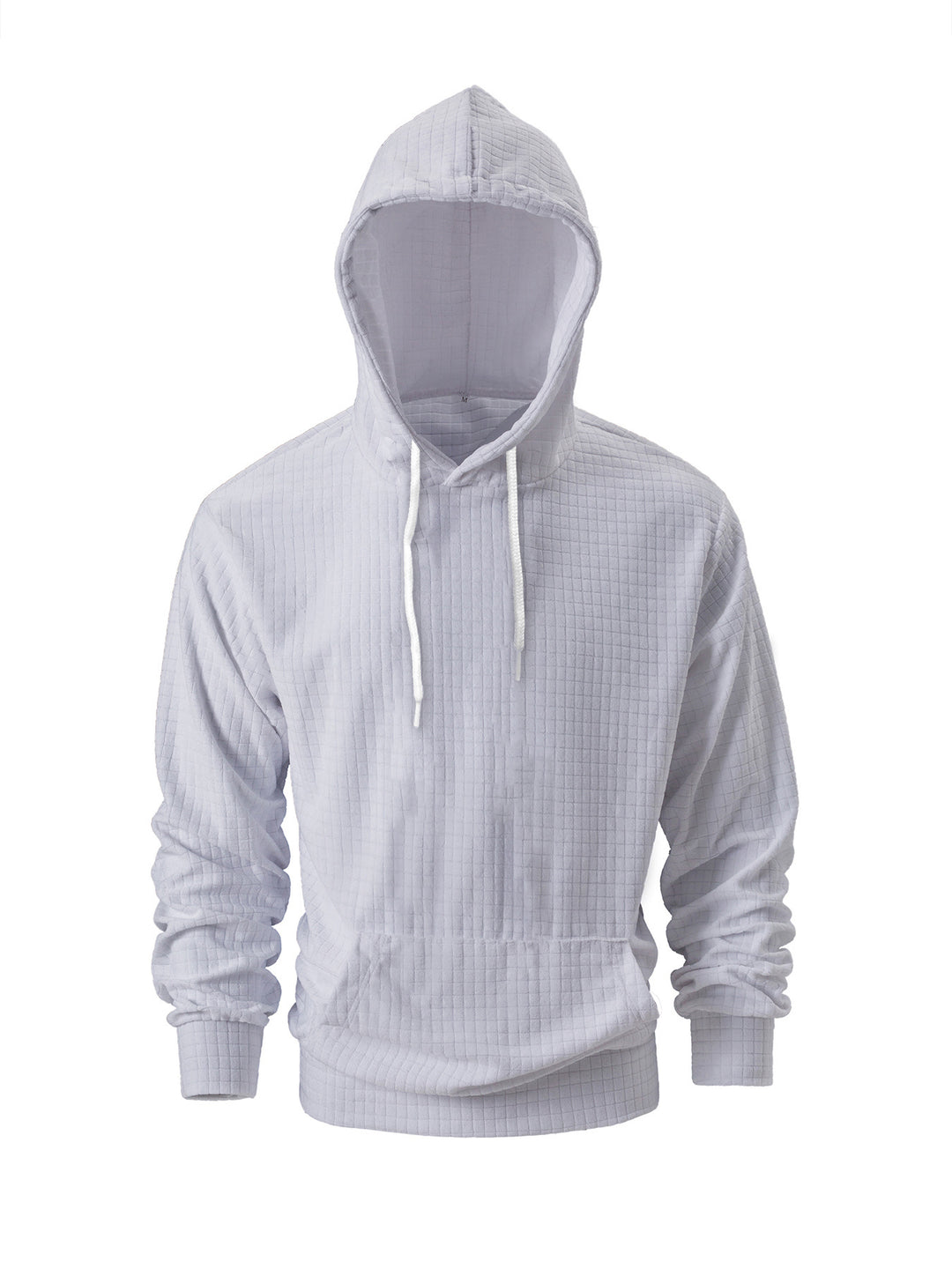 Herrens casual hoodie med fin strukturdesign Mirla-Eva Jonsson