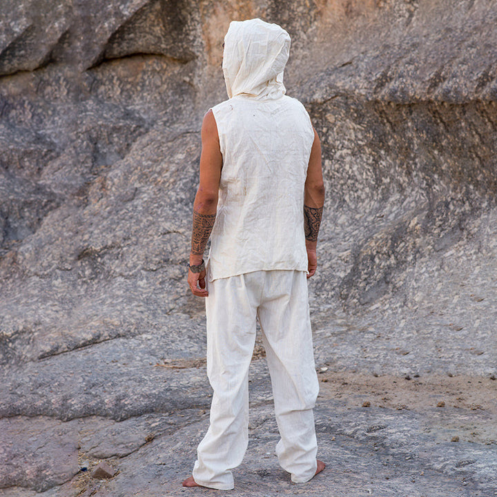 Herrens casual hoodie-set i andningsbart bomull Mirla-Eva Jonsson