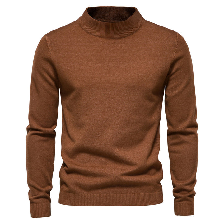 Herrens elegant rullkragepullover i fin ull Mirla-Eva Jonsson