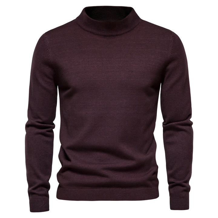 Herrens elegant rullkragepullover i fin ull Mirla-Eva Jonsson